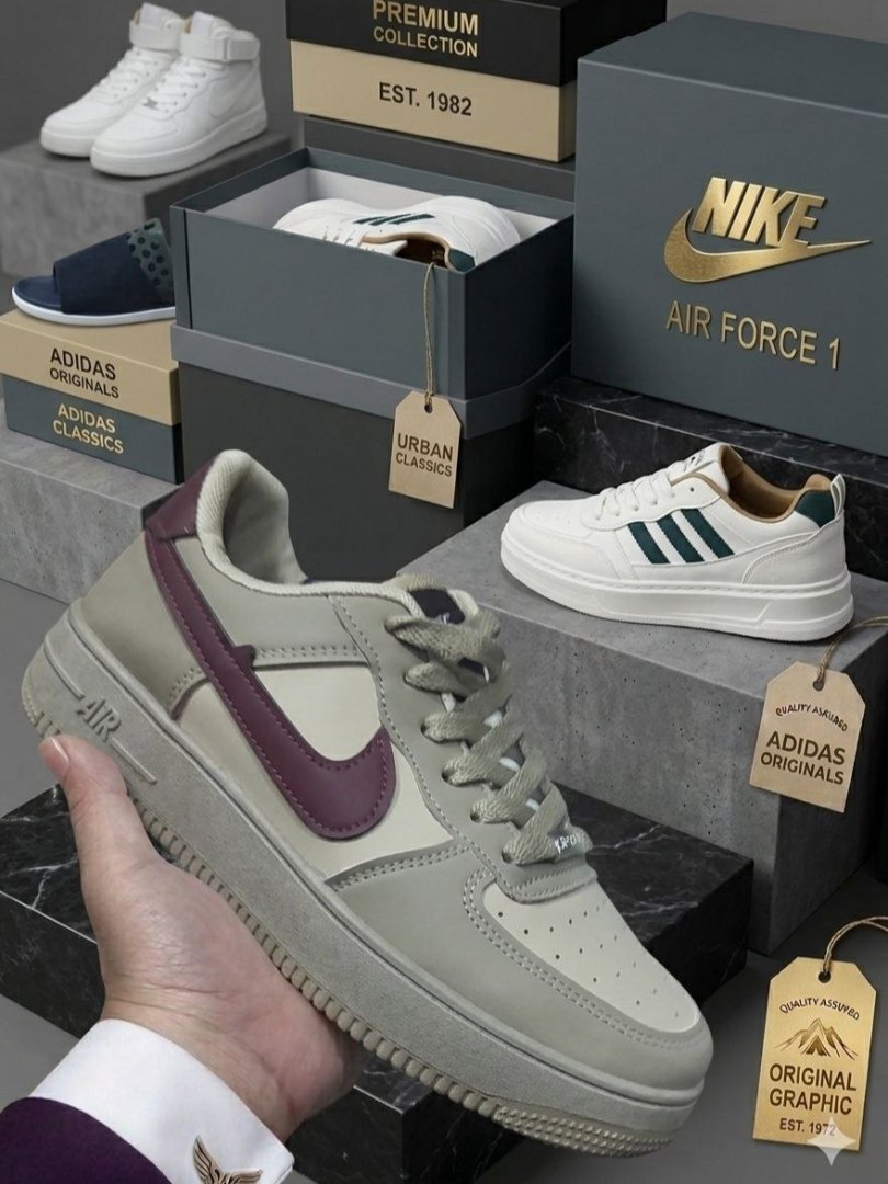 Erkaklar uchun Nike Air Force 1 krossovkalari — Premium sifat va zamonaviy uslub  19620  b.0q.707d
