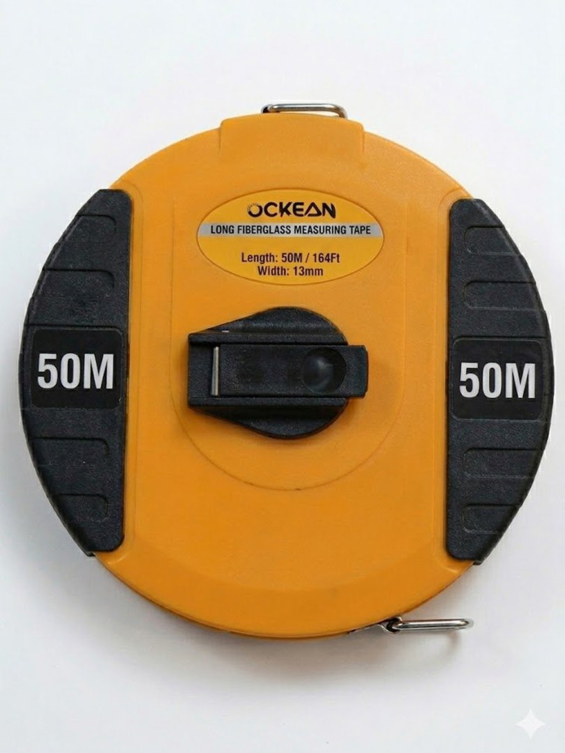 OCKEAN Premium Professional Tolali O‘lchov Tasmasi (50 metr / 164 fut)  16038