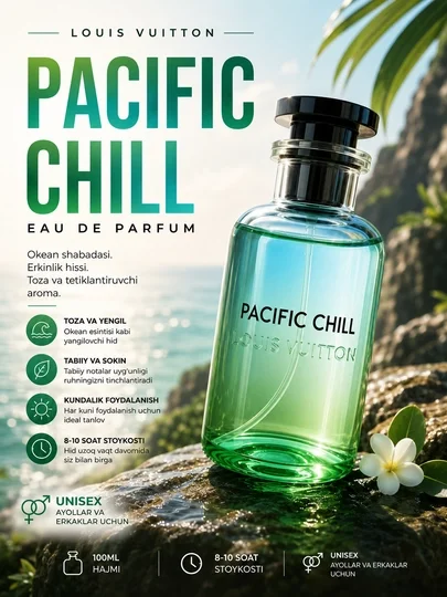 Louis Vuitton Pacific Chill Original — Uniseks atir 100 ml