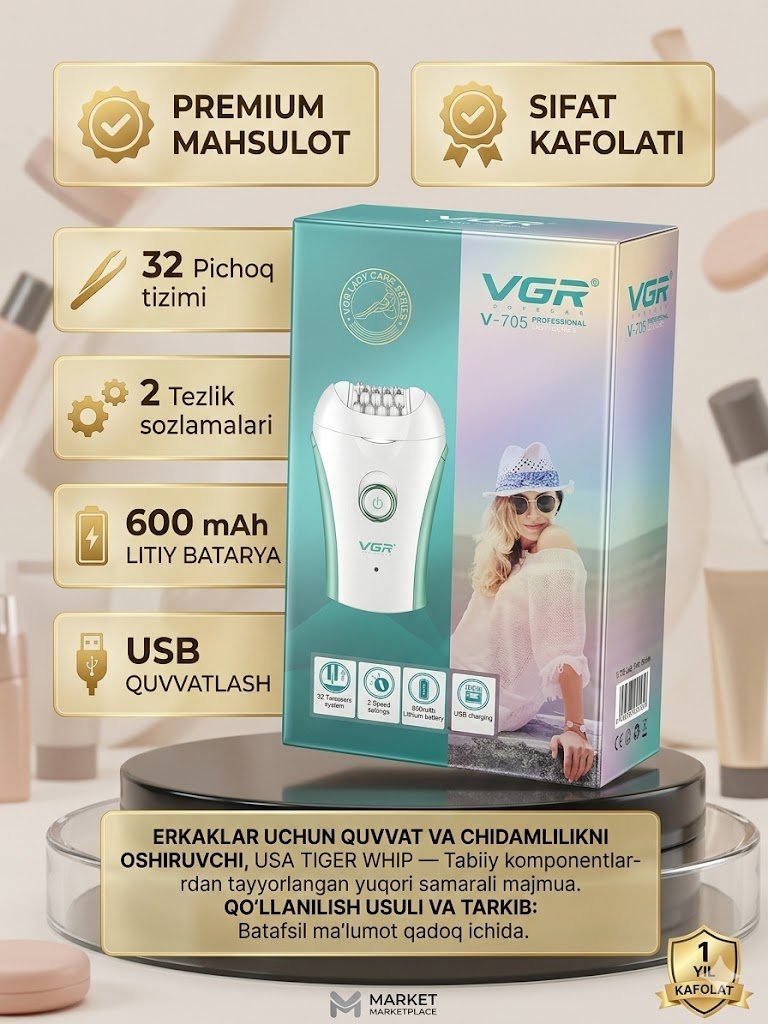 VGR V-705 AYOLLAR EPILATORI b1q2b703/7d