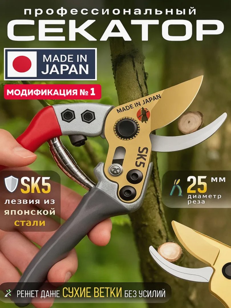 Professional bog‘ qaychisi (Sekator) – Mustahkam va qulay model  15498