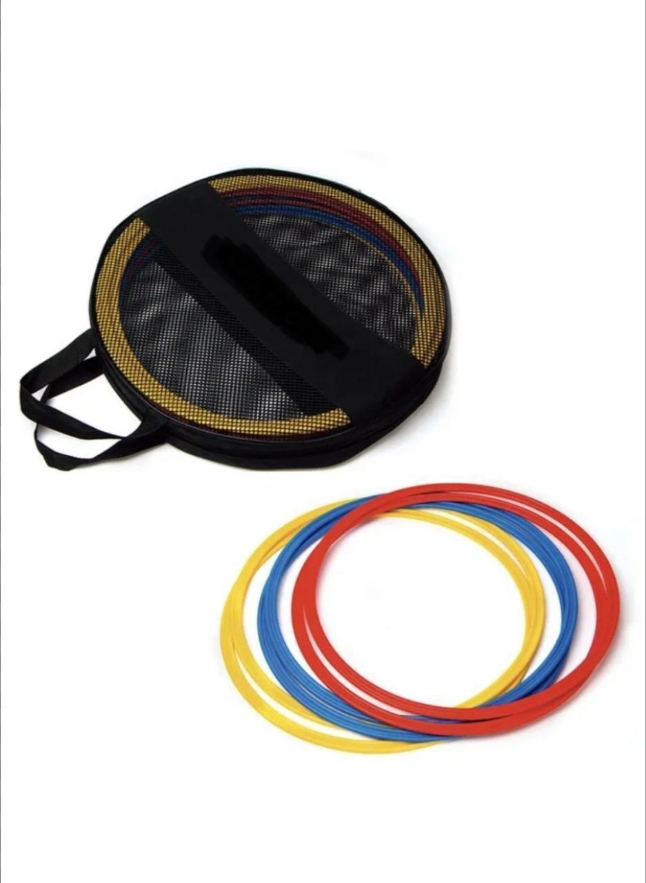 Aylana koordinatsiya halqalari (Agility rings) – 40×40 sm, 12 ta, 10 komplekt (ulgurji to‘plam) ar106