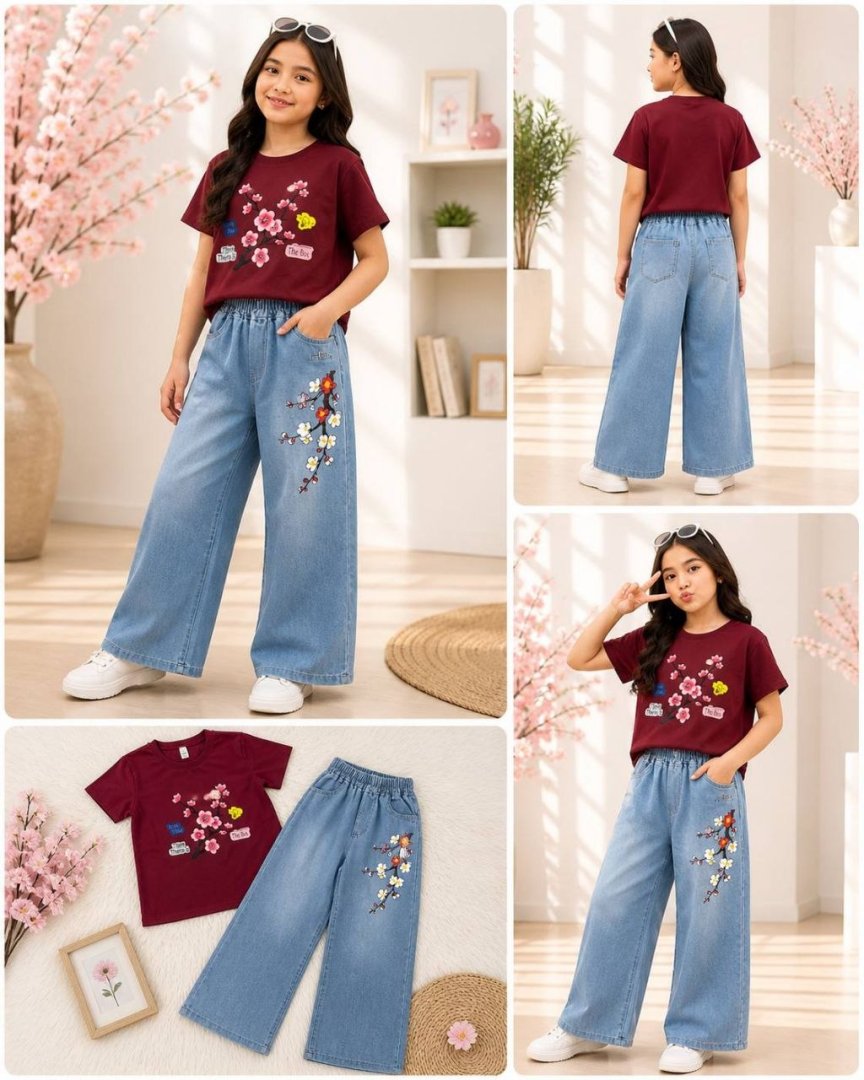 Qizlar uchun nafis "Sakura" to‘plami b11q481d