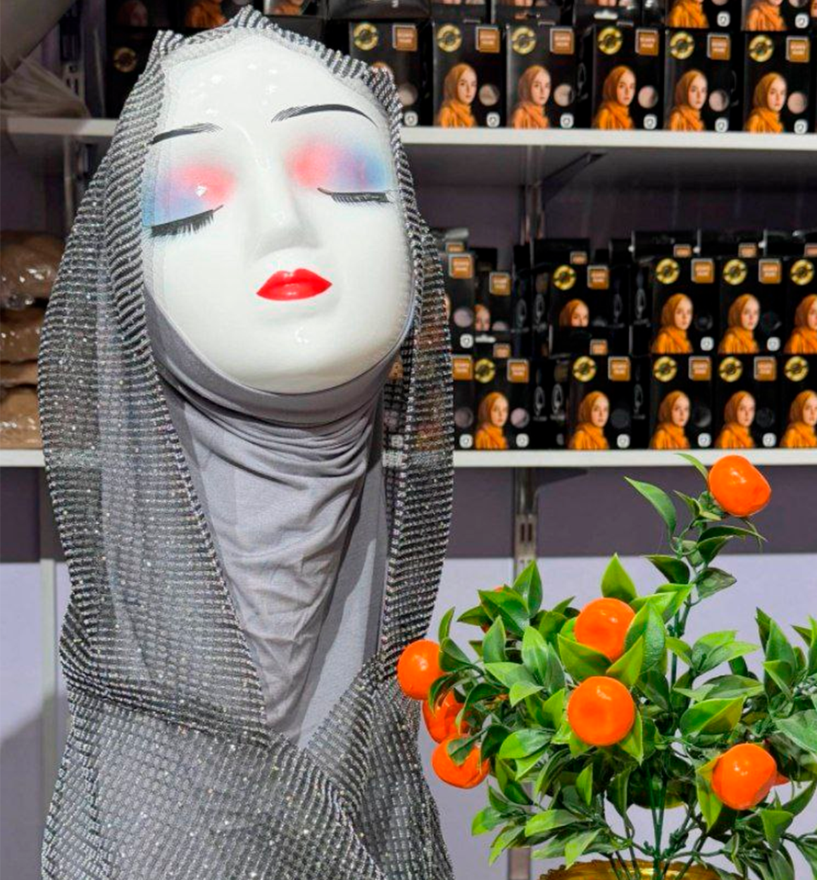 Ayollar uchun ikki qismli hijob to‘plami ascq03d
