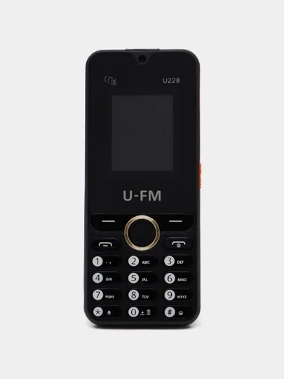 U-FM Mobile U228 — kundalik foydalanish uchun mo‘ljallangan, ishonchli va amaliy tugmali mobil telefon  16288