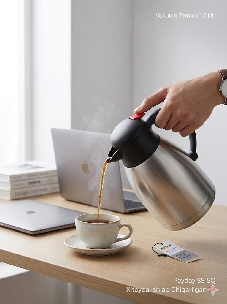 Vakuum termos — 1.5 litr | Payday S/S Vacuum Jug SS15Q