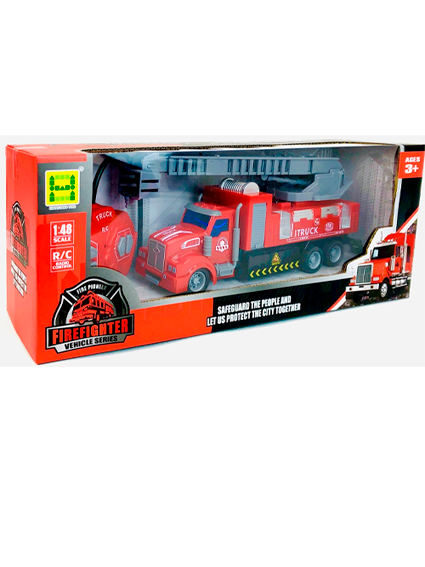 O't O'chirish Mashinasi O'yinchoq — JinzhiToys City Truck Fire & Rescue | Yorug'lik + Tovush Effekti | Inertial Harakat | Bolalar Uchun   14951