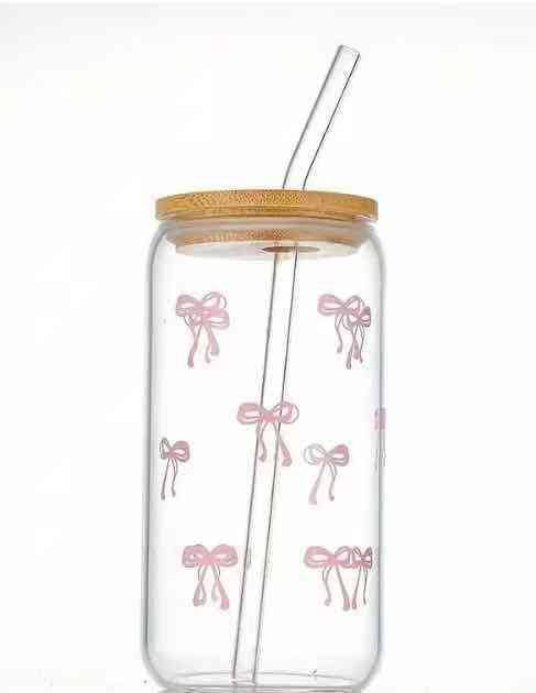Nafis bantik priintli shisha stakan (500 ml) 18132  c.2q.23d