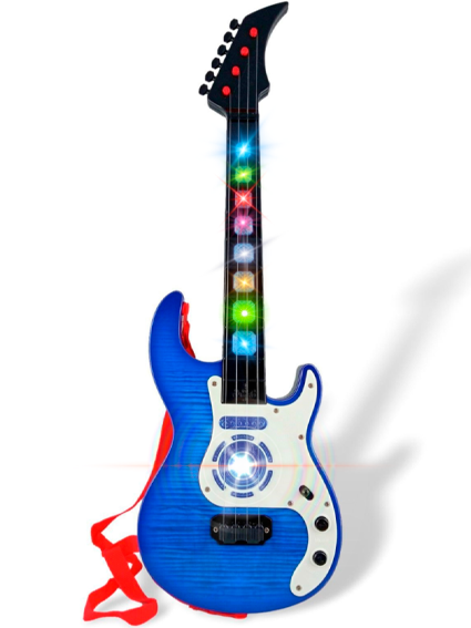 Bolalar uchun "Music Guitar" elektr gitara uslubidagi musiqiy o‘yinchoq – "Rock and Roll Style"  14988