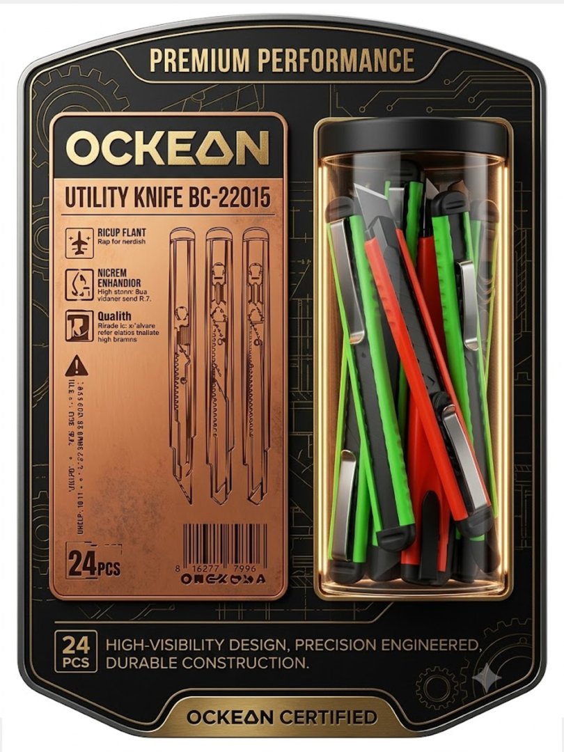 Ockean 24 talik Kantselyariya Pichoqlari Uchun Blok-Idish (BC-22015) — Bo'sh Organayzer  16122