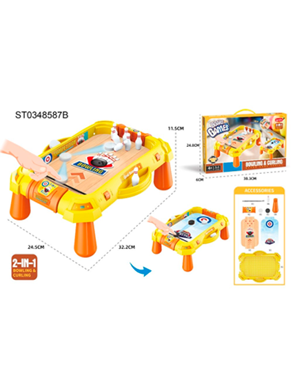 Stol usti bouling o‘yini – "Bowling Board Game Series" (Kichik sport ixlosmandlari uchun sovg‘a)   14971