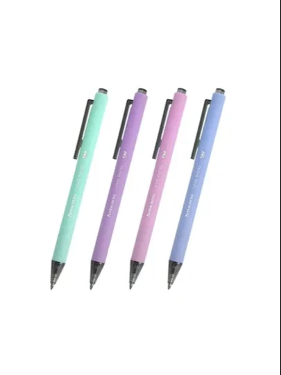 BRAUBERG "VIVID PASTEL" avtomatik sharikli ruchkasi, soft-touch korpusli, KO‘K