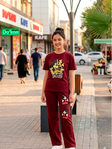 16 yoshli qizlar uchun zamonaviy sport kostyum  16311