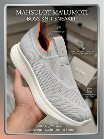 Boss matoli/setchniy erkaklar krossovkasi (Razmerlar: 39-44) 18173 b.8q.158d
