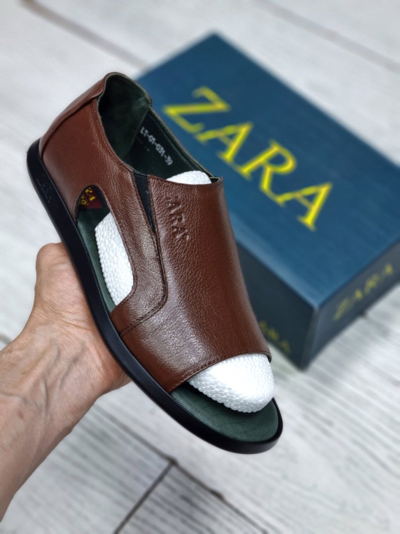 Zara Premium 100% Kojenniy Erkaklar Yozgi Poyabzali  17775 b.0q.2b.703d