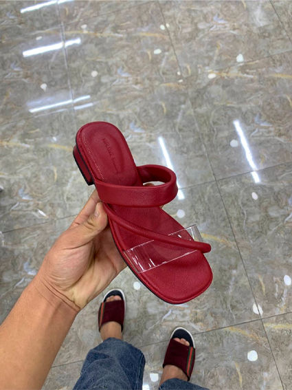 Ayollar yozgi shippagi | Kross lentali charm | Past poshnali | 36-40 o'lcham  b3q2b703/6d 14509