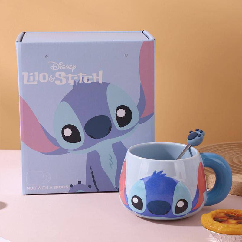 Stitch dizaynli premium bokal qoshiqchasi bilan ac6q306d