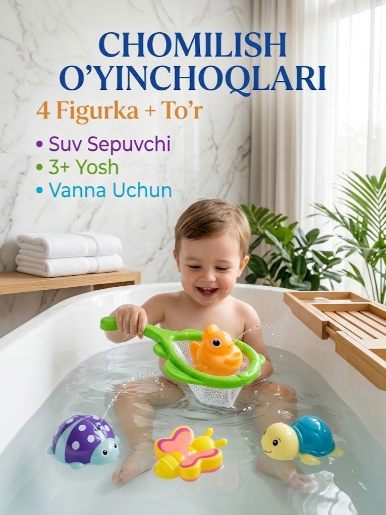 Bolalar uchun chomilish o'yinchoqlari to'plami — hasharotlar va to'r bilan  g120d   17818