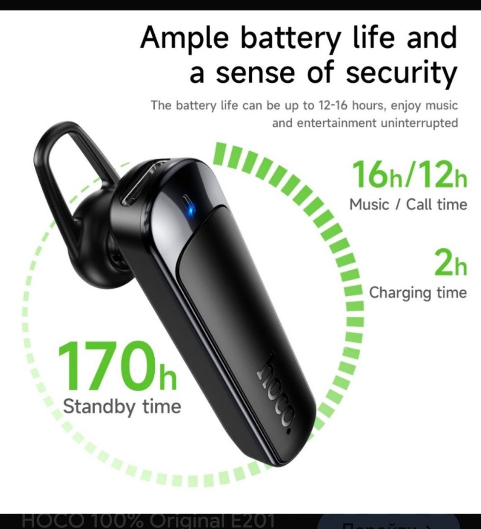HOCO EW201 Graceful TWS Bluetooth Quloqchin sp