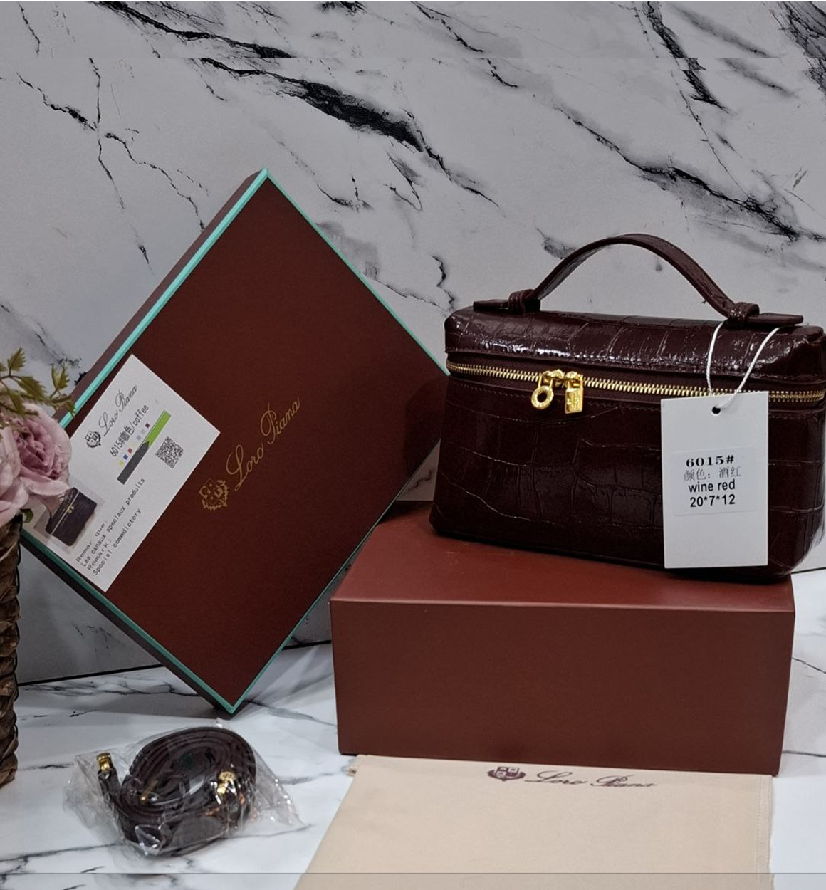 LORO PIANA ayollar sumkasi b2b2q703d