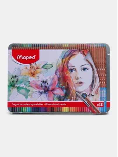 Artist akvarel qalamlari, 48 dona (professional) 832448