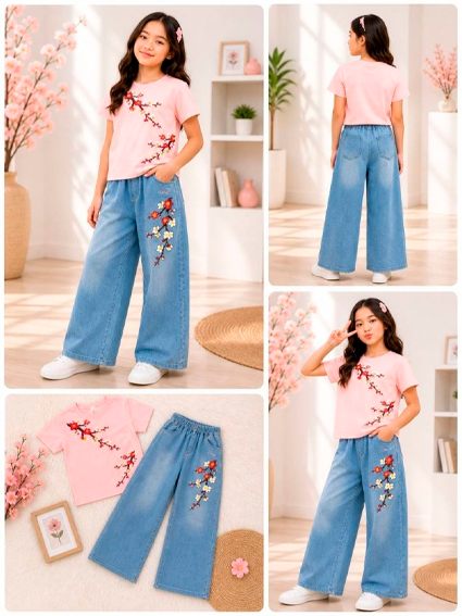 Qizlar uchun nafis "Sakura" to‘plami b11q481d