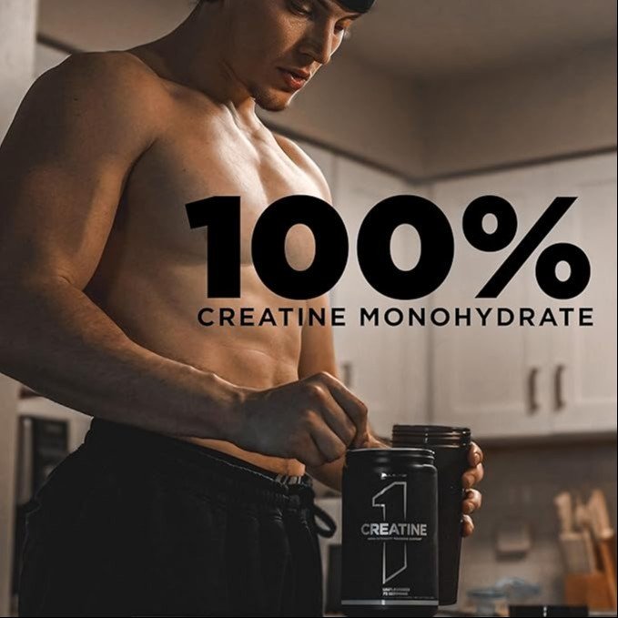 Rule One R1 Creatine 130 Servings (676g) — Mushak hajmini oshirish va kuch-quvvat uchun toza kreatin monohidrat!   17359
