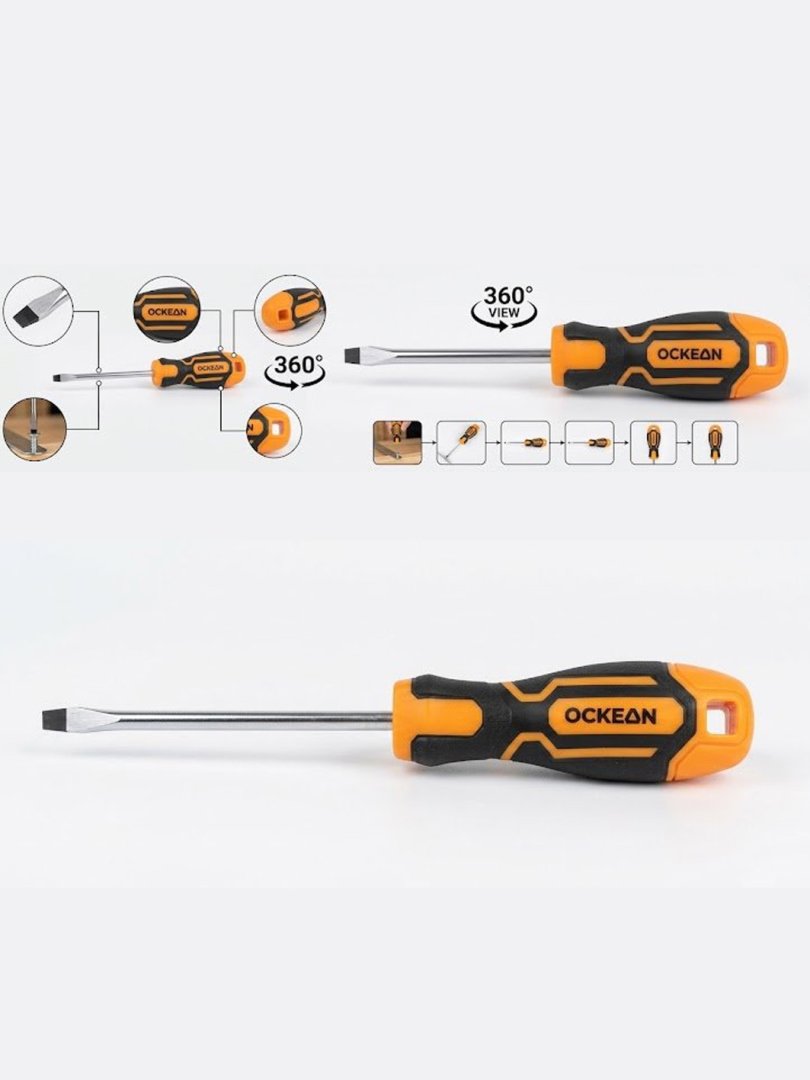 OCKEAN SL Magnitli Tekis Otvyortka Udarniy  6,3x100 — Model: 300115     15050