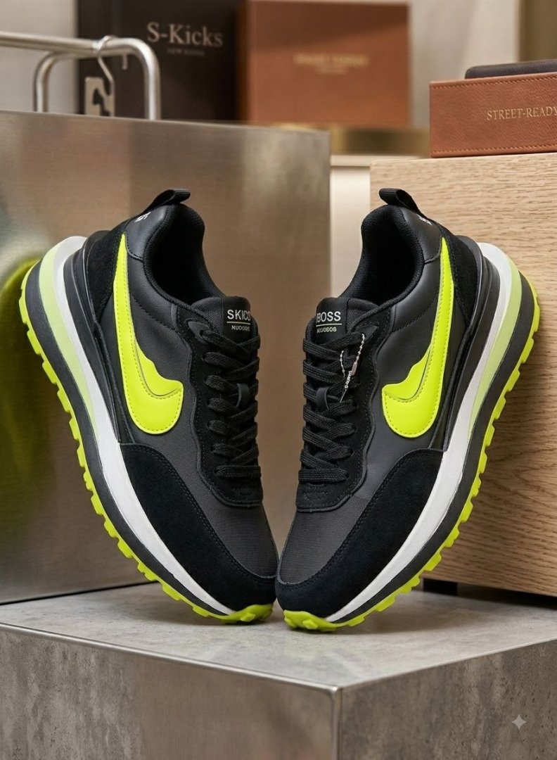 S-Kicks Street-Ready — Erkaklar uchun sport va casual krossovka (Made in China)  19735  b.0q.707d