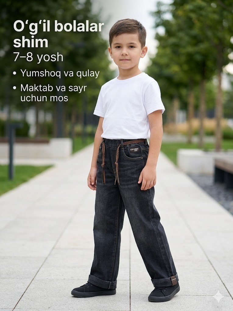 Bolalar uchun jinsi shim b1q690d