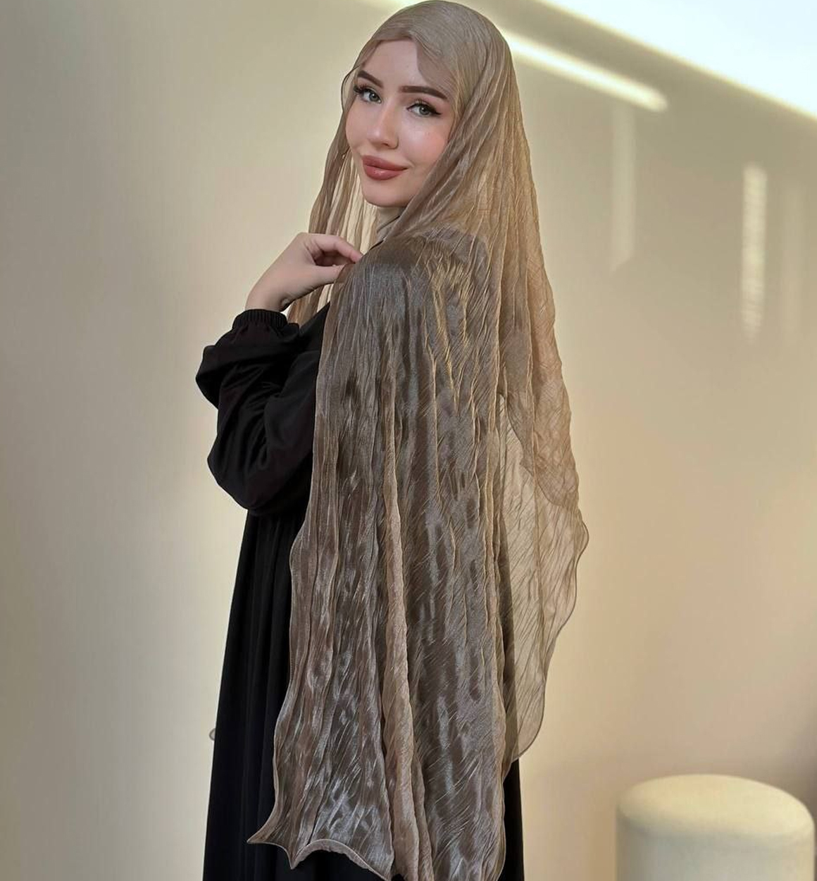 Ayollar uchun organza sharf ascq03d