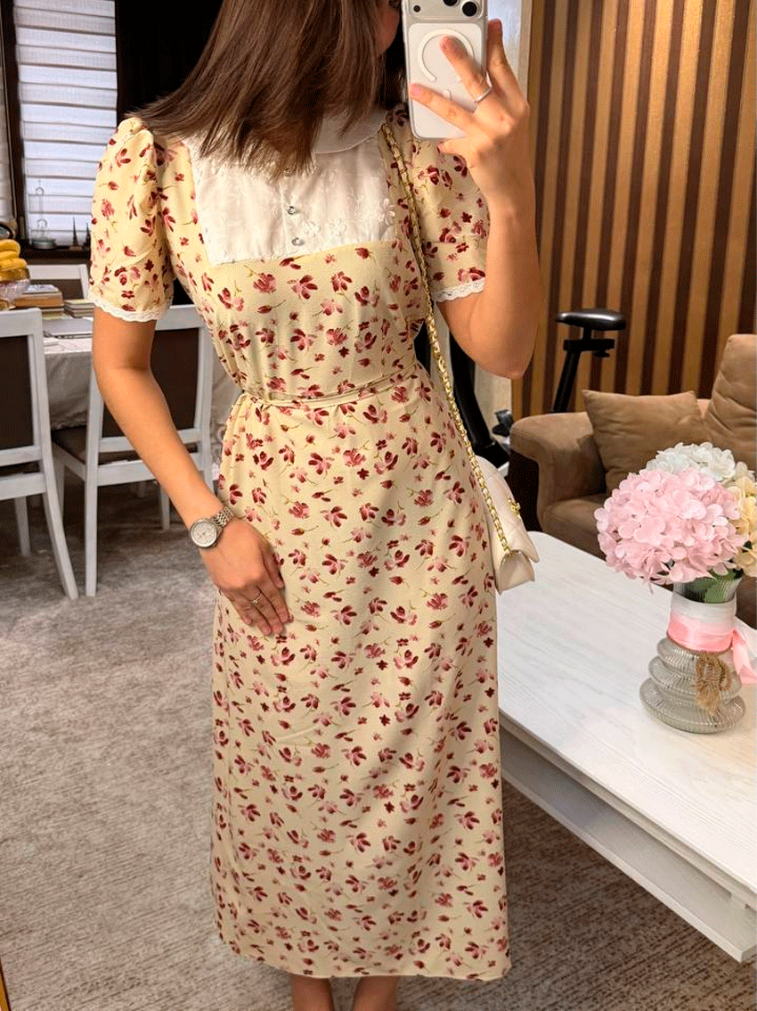 Ayollar ko‘ylagi (Mulvari floral print, vintage max) b3b8q552d