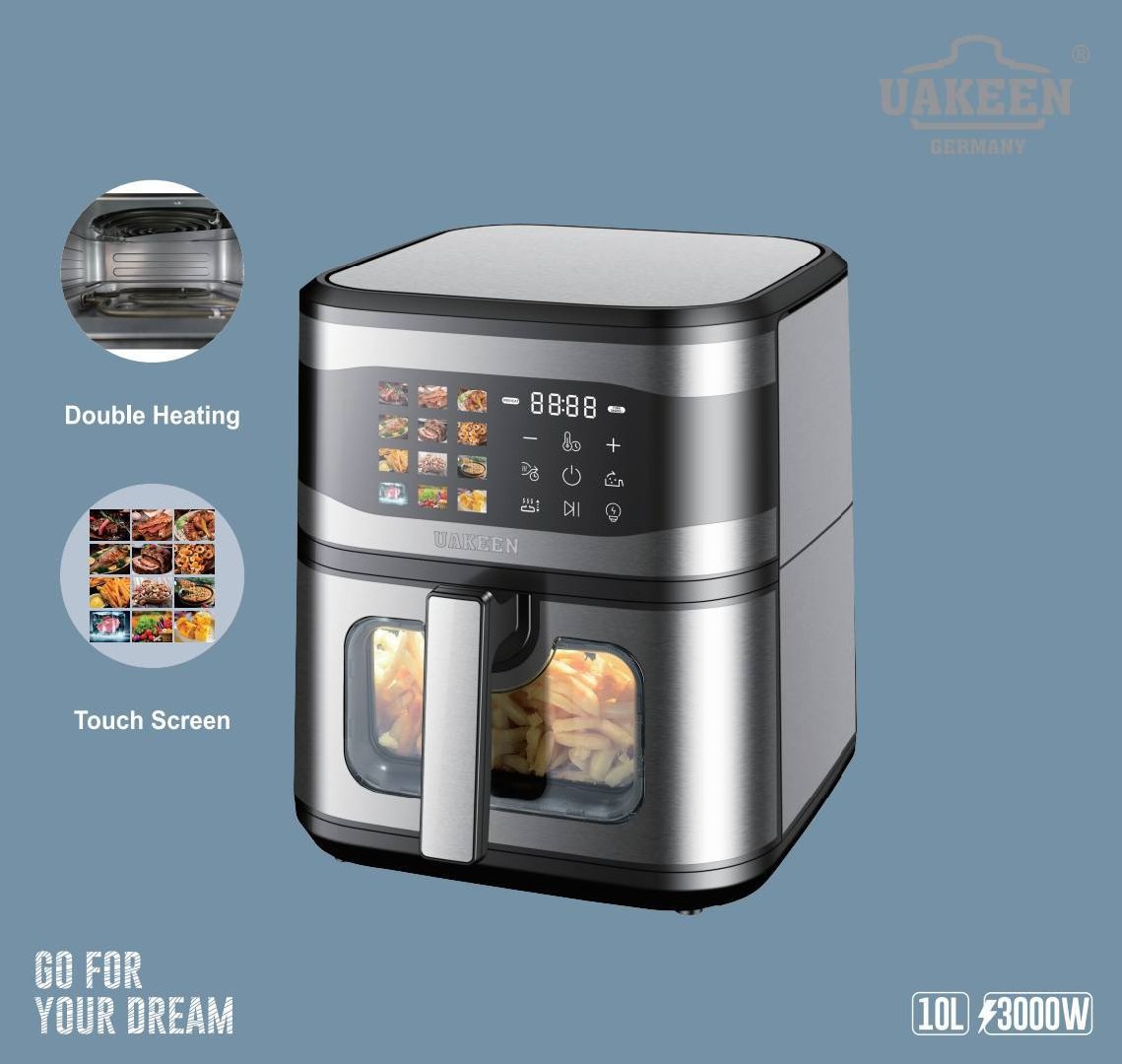 UAKEEN 6 L air grill (aerogrill) — zamonaviy havo pishirgich