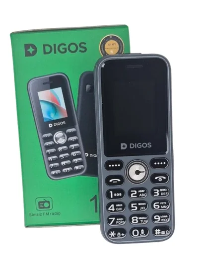 DIGOS 103 (Black / Gray) — kundalik foydalanish uchun mo‘ljallangan, sodda va qulay mobil telefon  16275