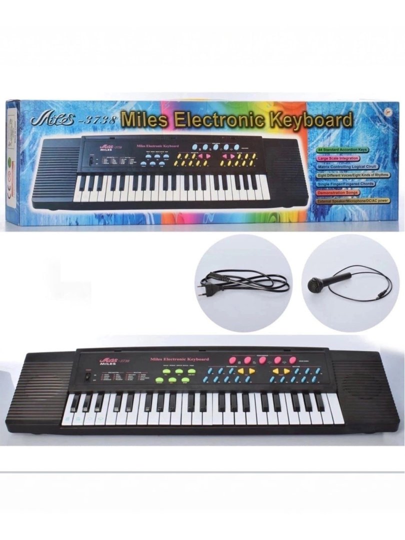 "Electronic Keyboard" – Bolalar uchun xavfsiz va rivojlantiruvchi elektron sintezator (32 ta klavish)   14994