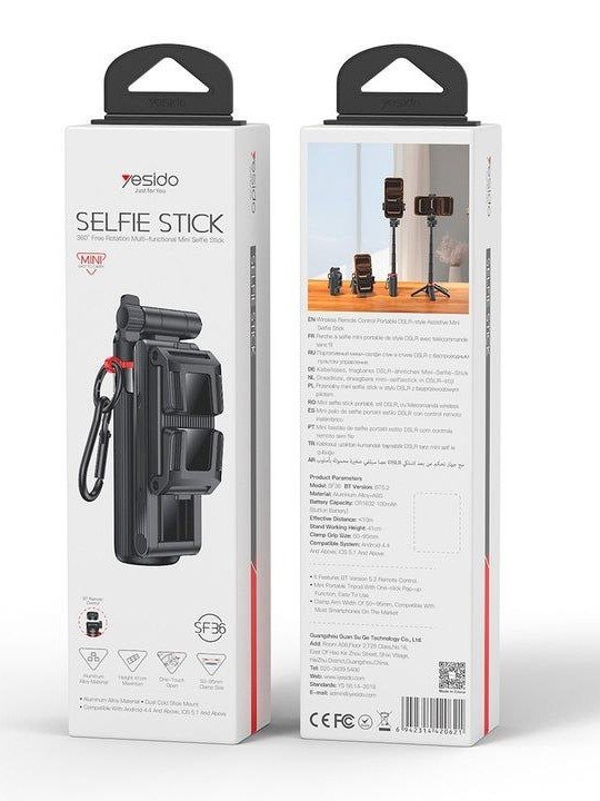 Yesido SF36 Premium Mini Selfie Stick Tripod  17677 sp