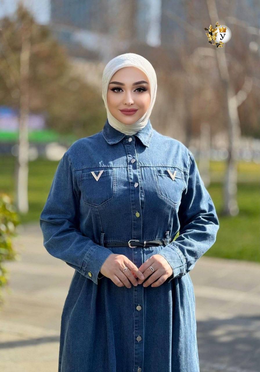 Ayollar uchun yozgi zamonaviy ko‘ylak – jinsi b9q392d