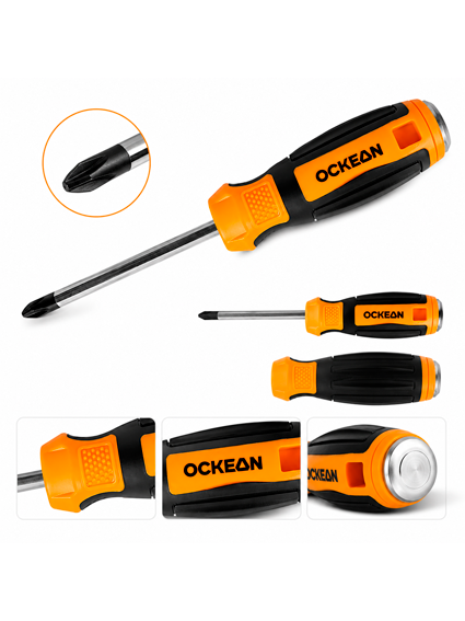 OCKEAN udarniy krestsimon tornavida  6.3x100  300095 – og'ir ishlar uchun mustahkam yechim  15079