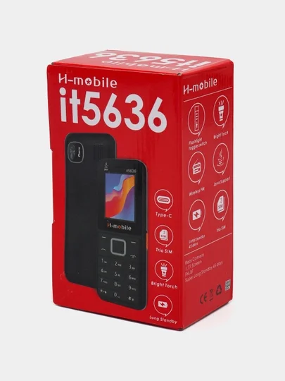 I-MOBILE IT5636 — katta ekran, kuchli batareya va qulay boshqaruvni o‘zida mujassam etgan zamonaviy tugmali mobil telefon  16305