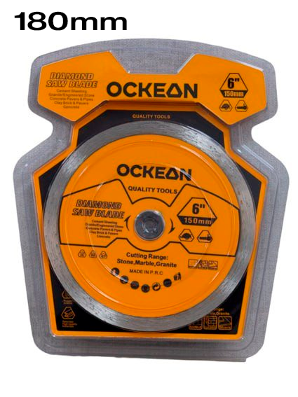 OCKEAN Professional Tekis (Continuous) Olmosli Arra Diski  180 mm  15173