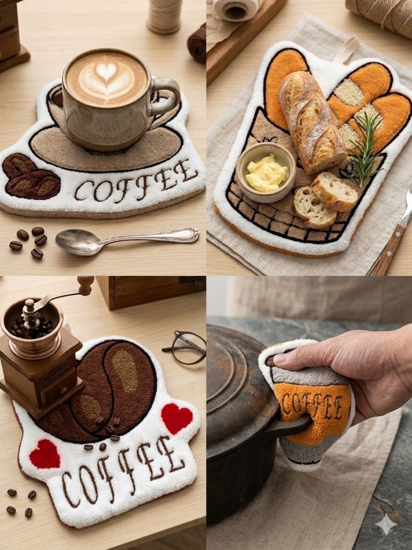 Coffee dizaynidagi zamonaviy oshxona gilamchasi   16353