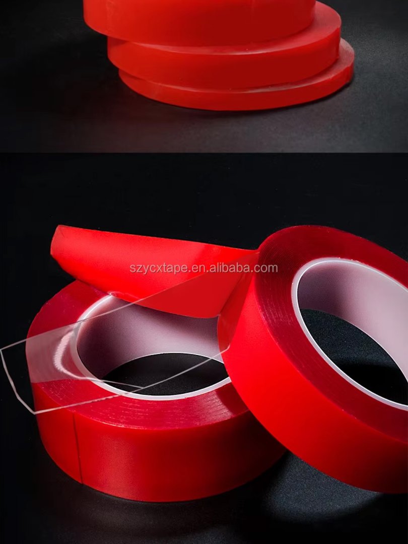 Universal Qizil Ikki Tomonlama Yelimli Lenta (Nano Tape) – Kuchli va Estetik Yechim  30 mm  15548