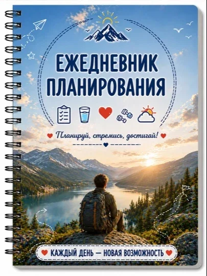 Kunlik reja bloknot – A5 (planner) Rus tilida