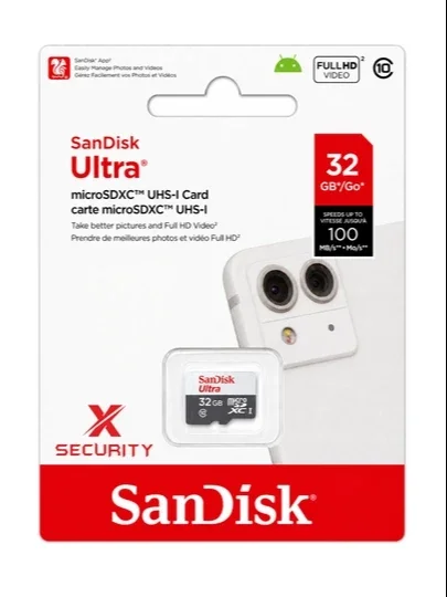 Xotira kartasi Sandisk 2.0, 32/64/128GB 10sinf,video kuzatuv kamera va videoregistratorga