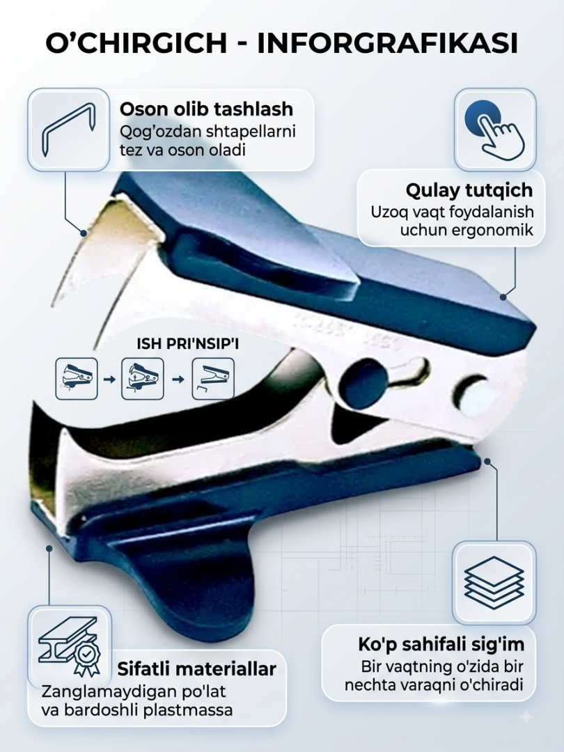 ANTISTEPLER EXACT ASR-H001 — SKOBALARNI OLIB TASHLASH UCHUN