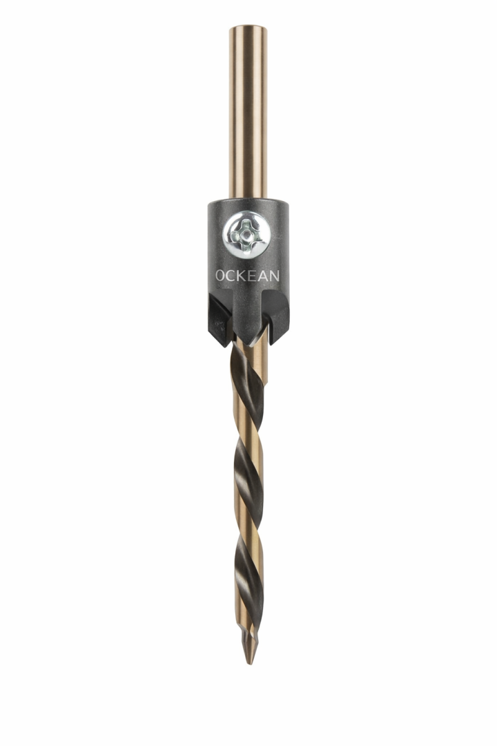 OCKEAN Drill Bit with Countersink – burg‘ulash va vint kallagi uchun joy tayyorlashni birlashtirgan innovatsion asbob.  15717
