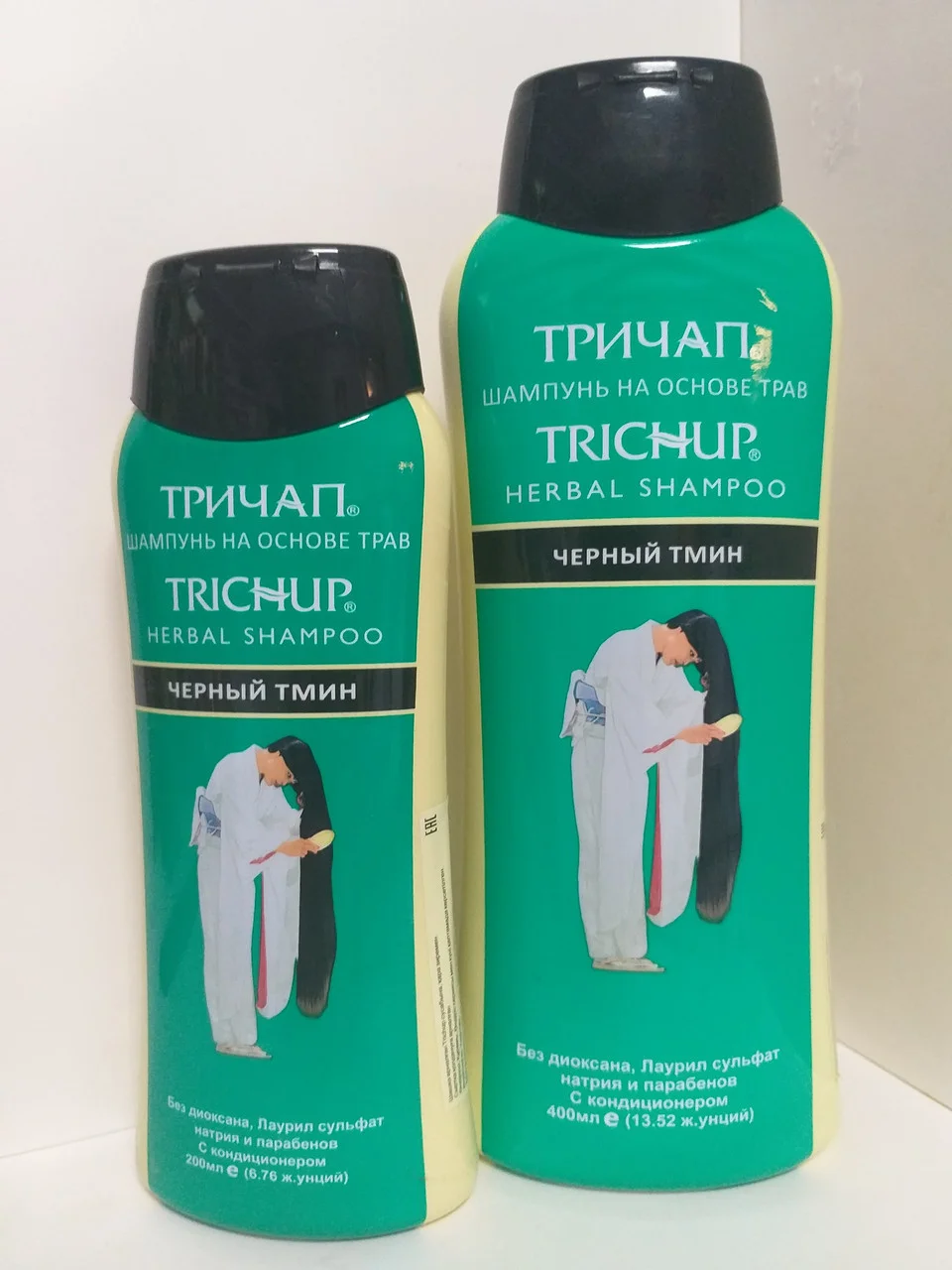 TRICHUP Herbal Shampunlar (Healthy, Long & Strong / Anti-Dandruff / Hair Fall Control), 400 ml b1q2b703/7d