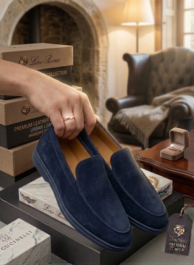 Loro Piana Premium Suede Loafers (China SP) 17722 b.0q.707d