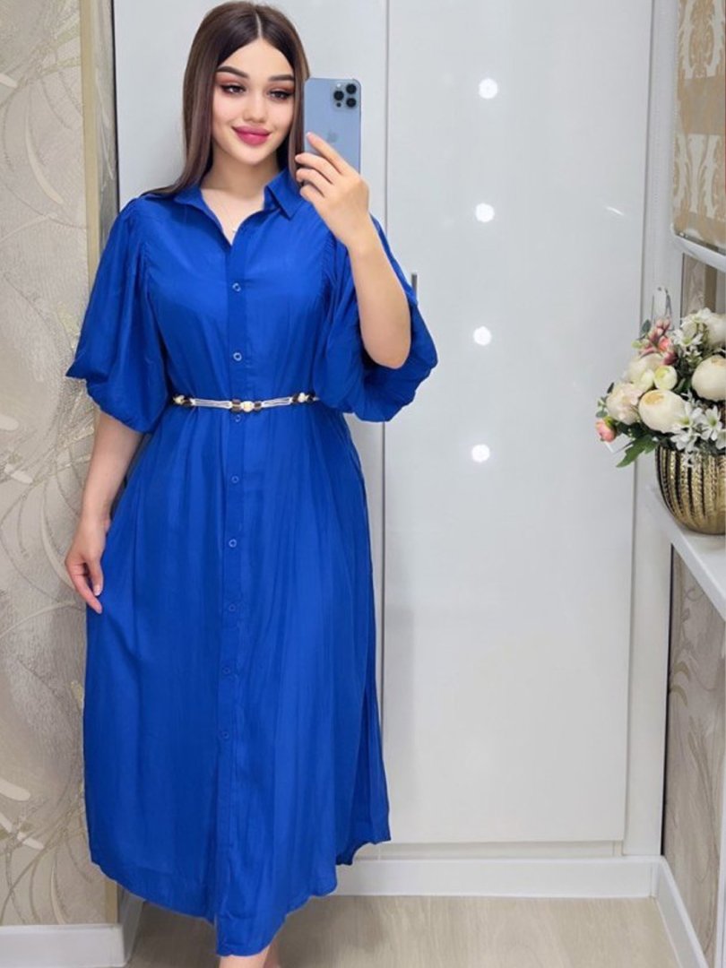 AYOLLAR UCHUN YOZGI UZUN KO‘YLAK – KO‘YLAK-SHIRT FASON b5q126d