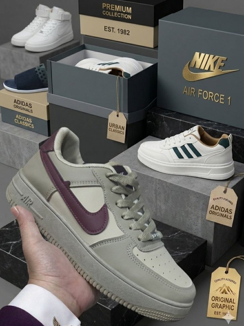 Zamonaviy va qulay Nike Air Force krossovkalari – Xitoy ishlab chiqarishi, 39 dan 44 gacha o'lchamlarda!   19124  b.0q.707d